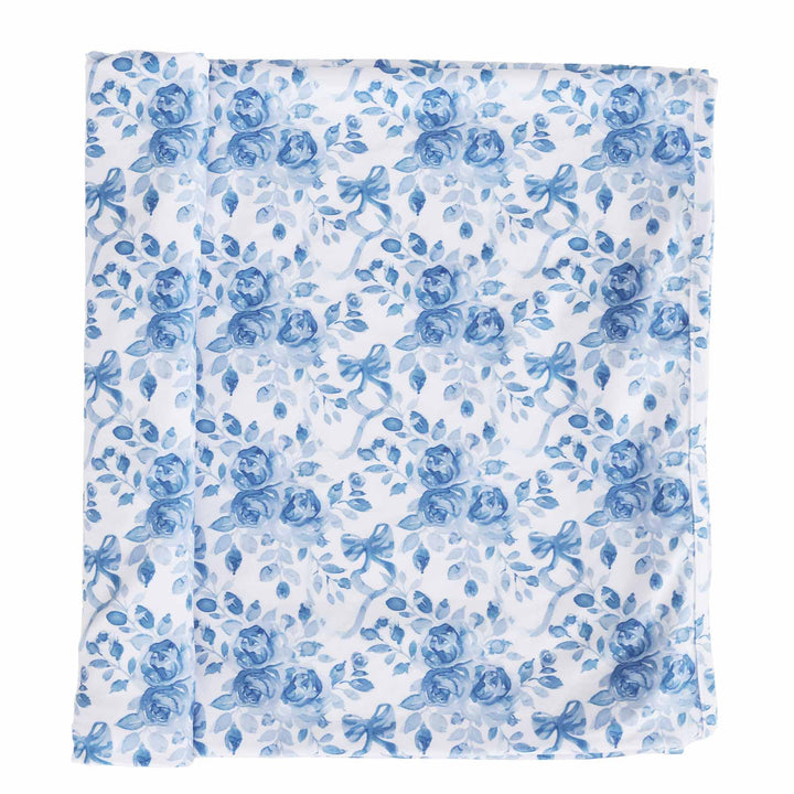 betsy's blooms oversized swaddle  blanket 