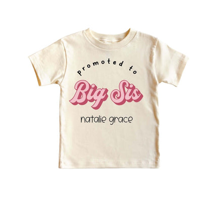 big sis personalized graphic tee 