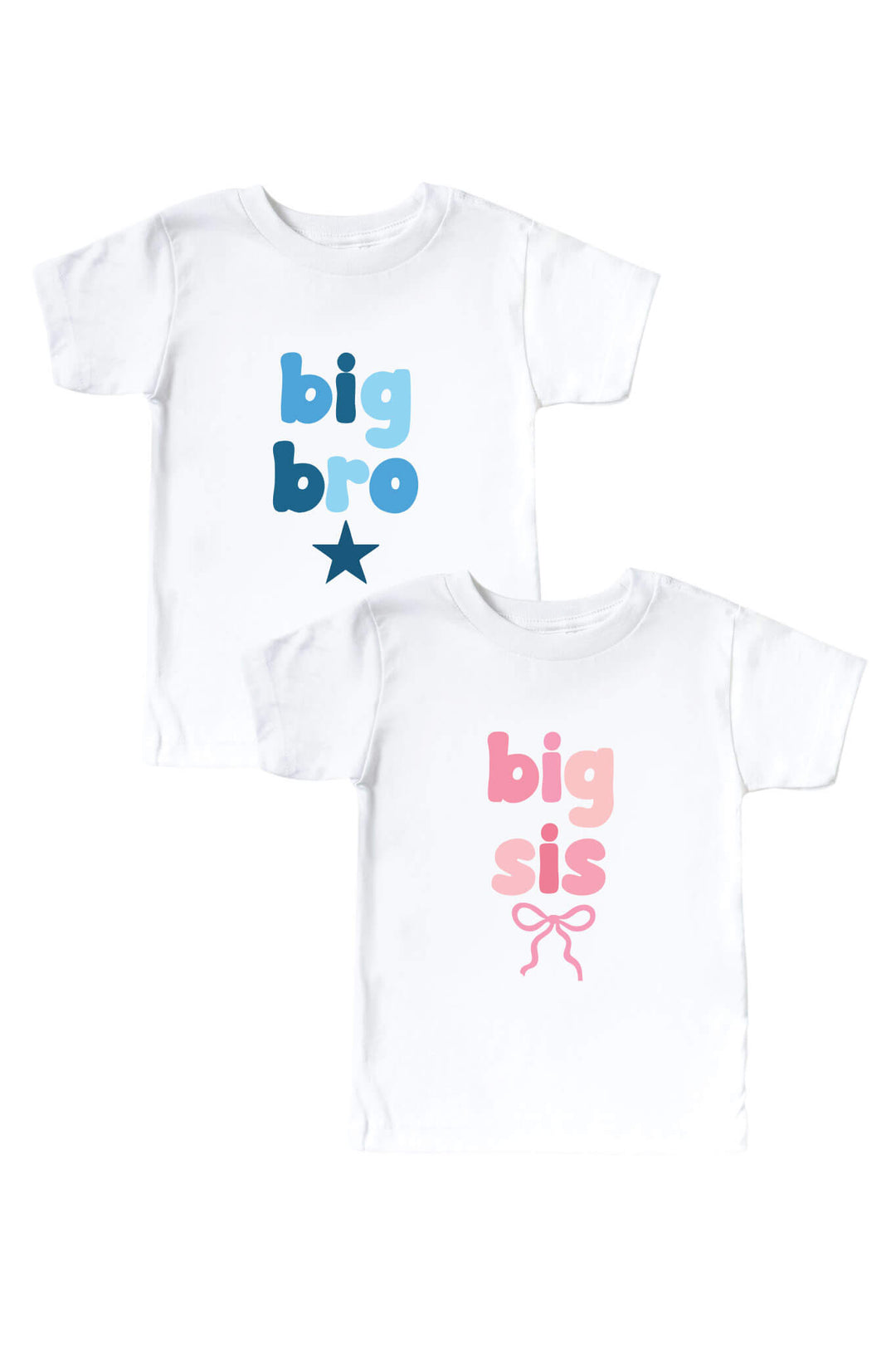 big bro and sis graphic tees for kids 