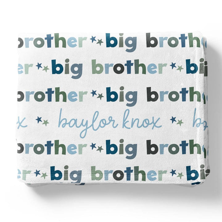 Big Brother Personalized Kids Blanket