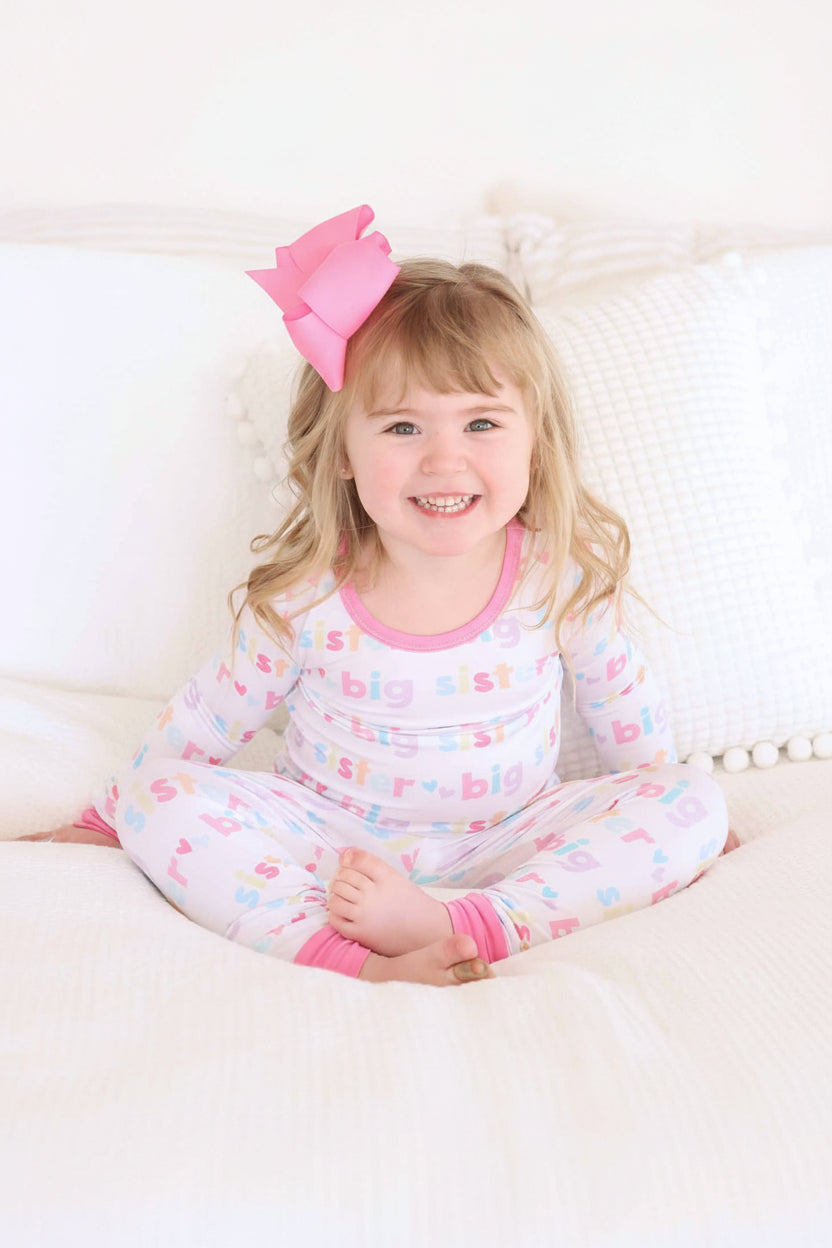 Big Sister Two Piece Bamboo Pajamas Caden Lane