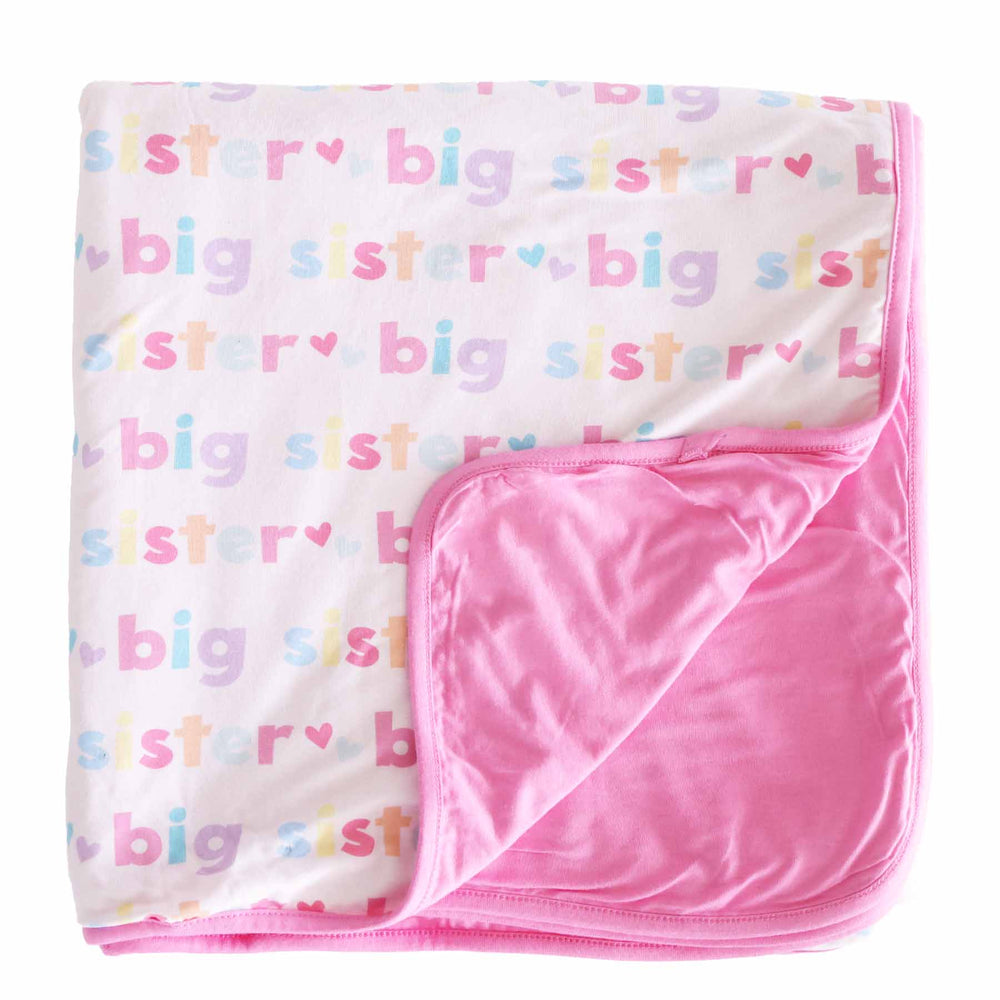 big sister double-sided bamboo blanket