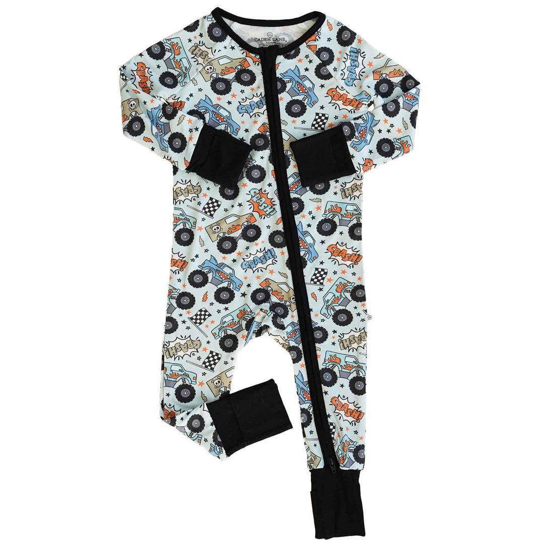 Convertible Zip Rompers for Boys*