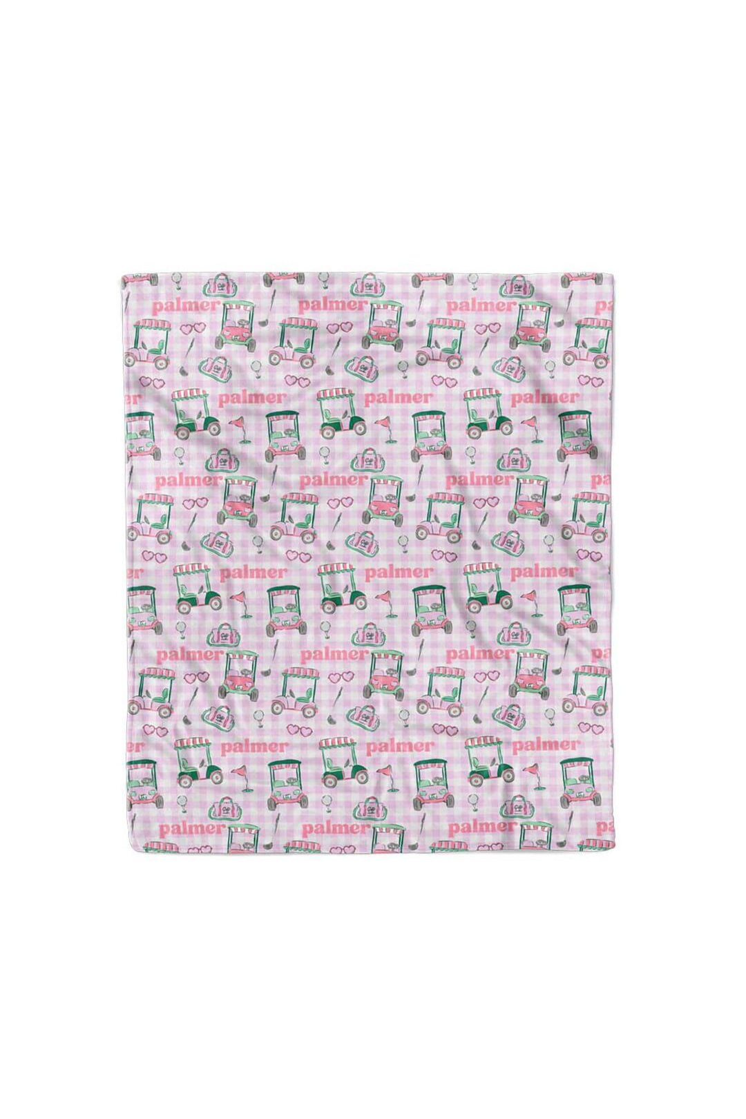 Birdie Babes Personalized Kids Blanket | Pink