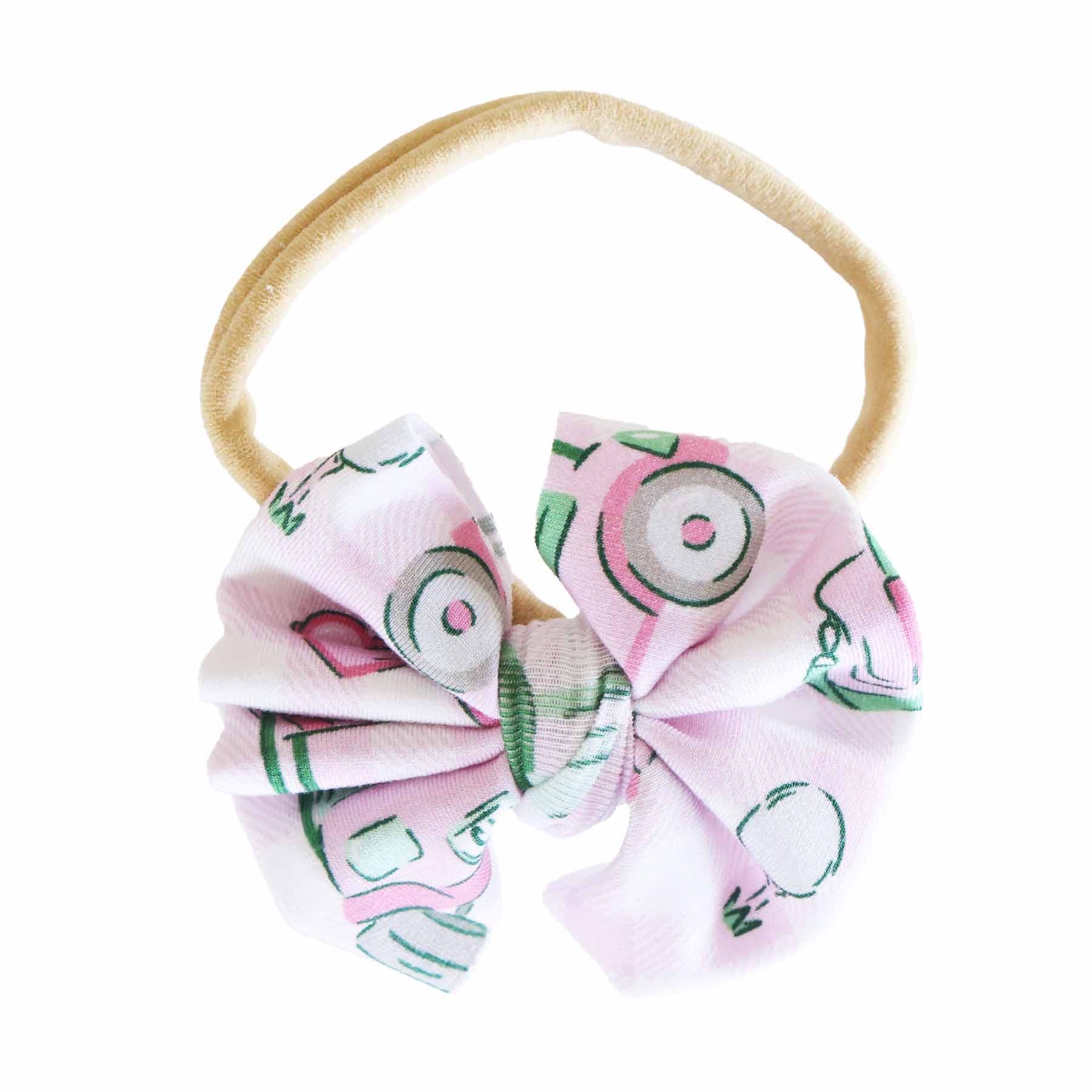 Birdie Babes Knit Bow Headband | Pink