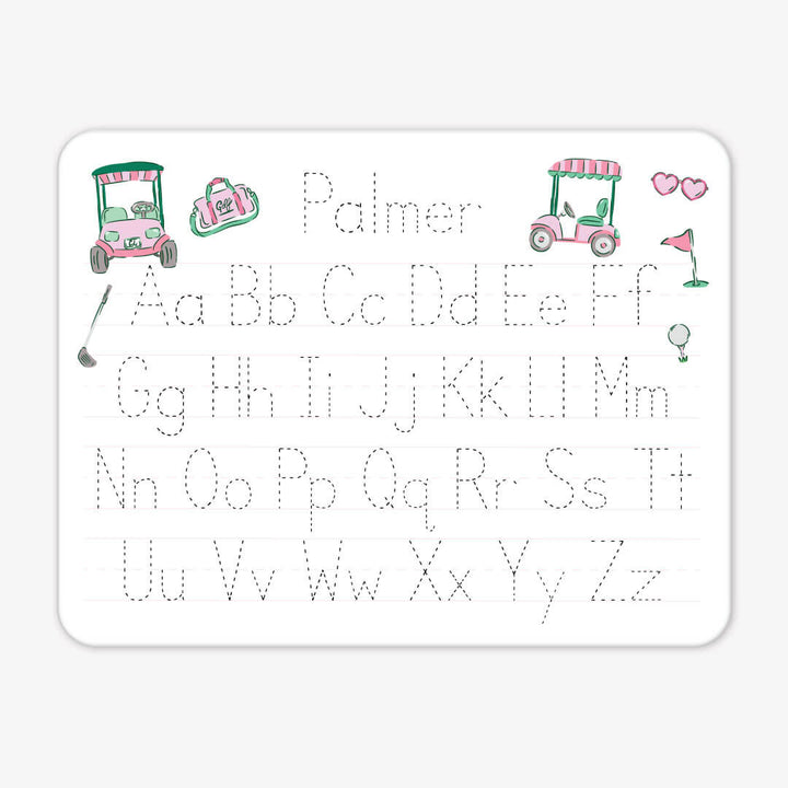 birdie babes pink personalized whiteboard for kids 