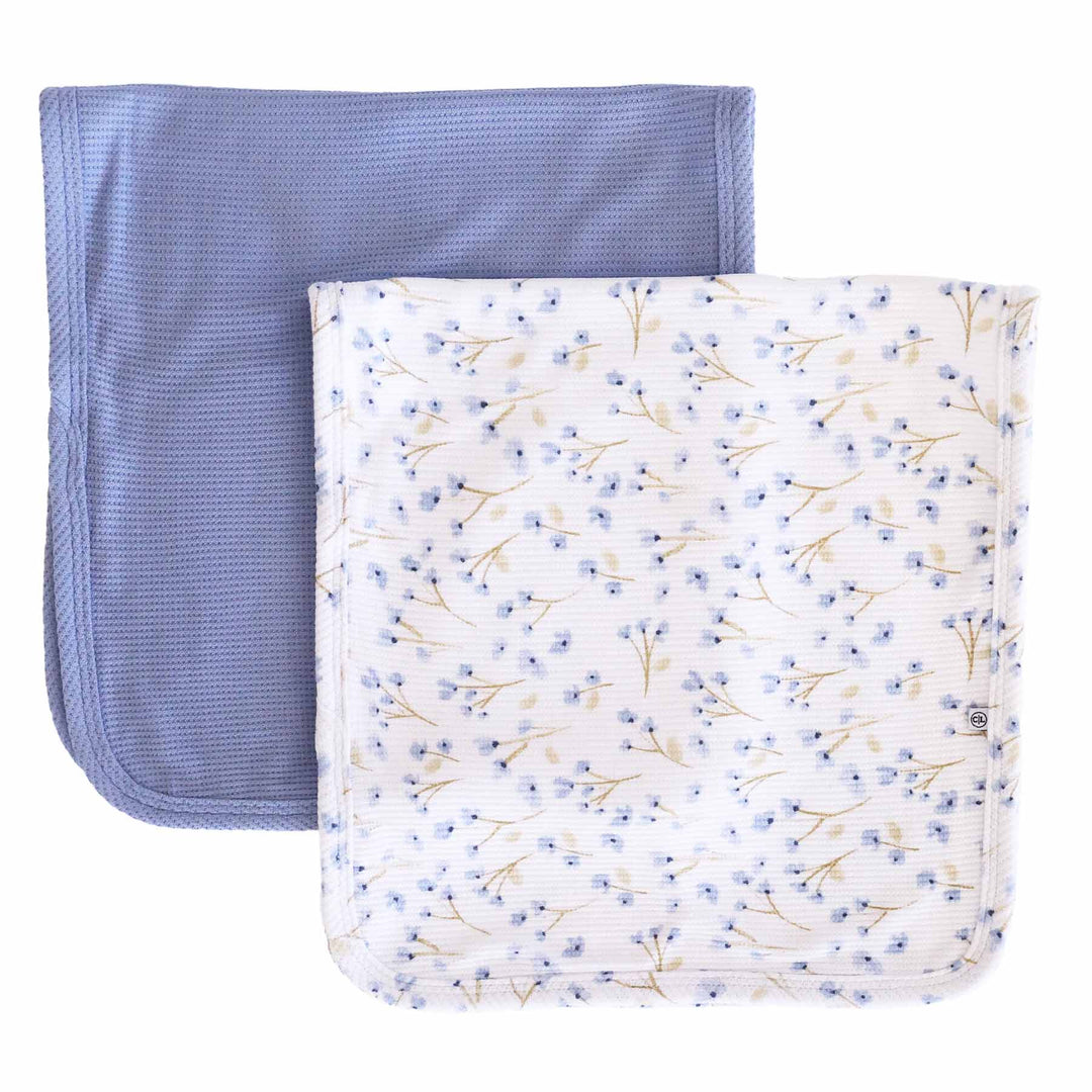 blake's bloom 2pc burp cloth set for babies 