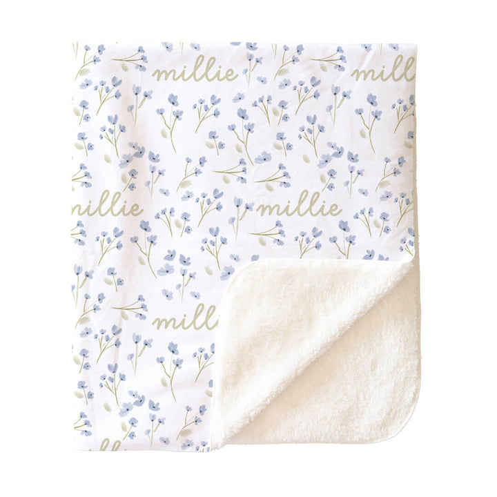 Blake's Blooms Personalized Kids Blanket