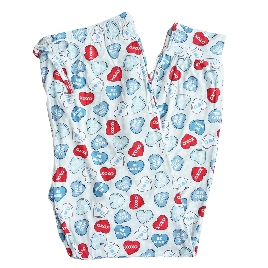 candy crush pajama joggers for adults blue 