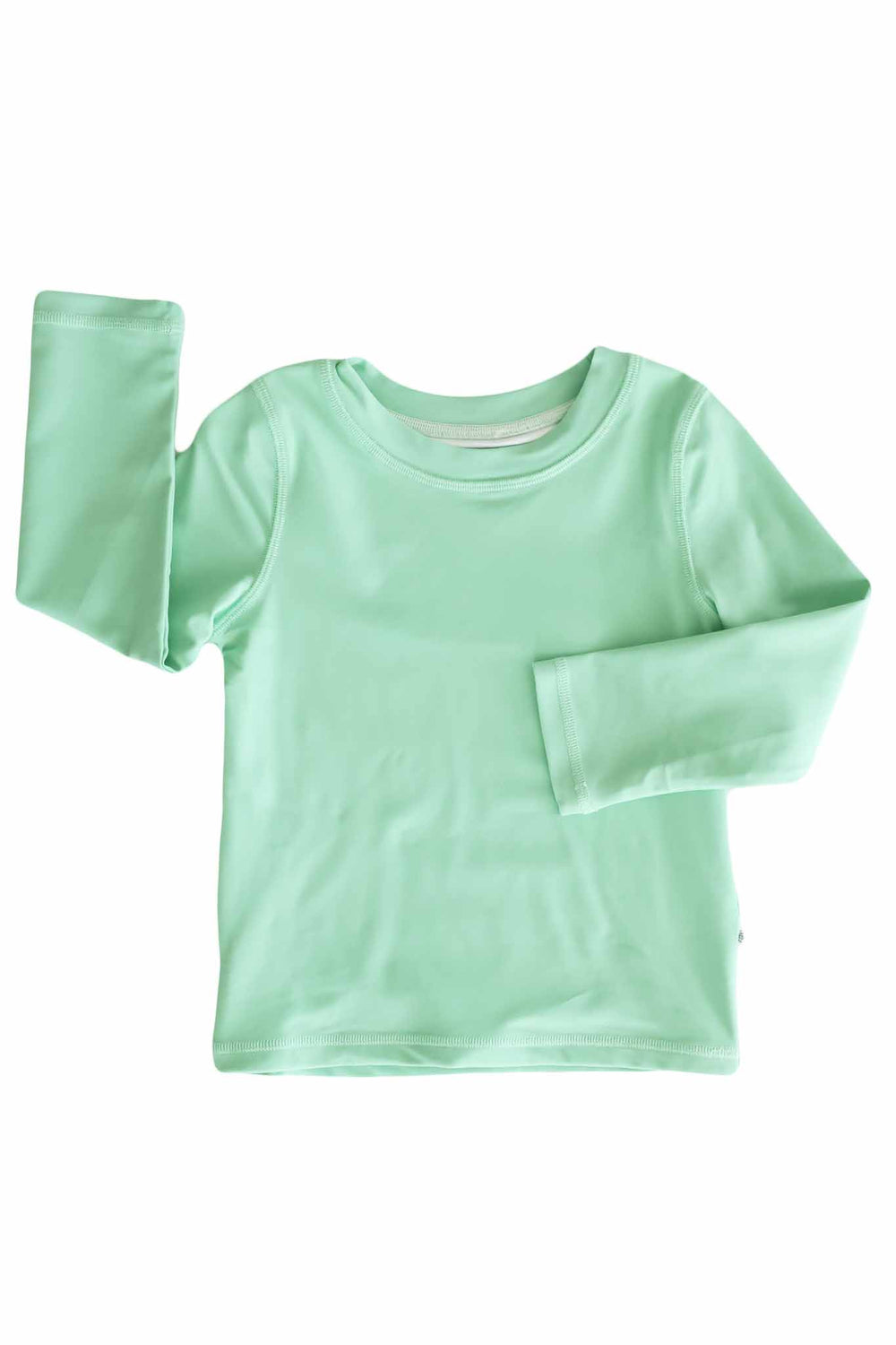 blue lagoon long sleeve rash guard shirt in green