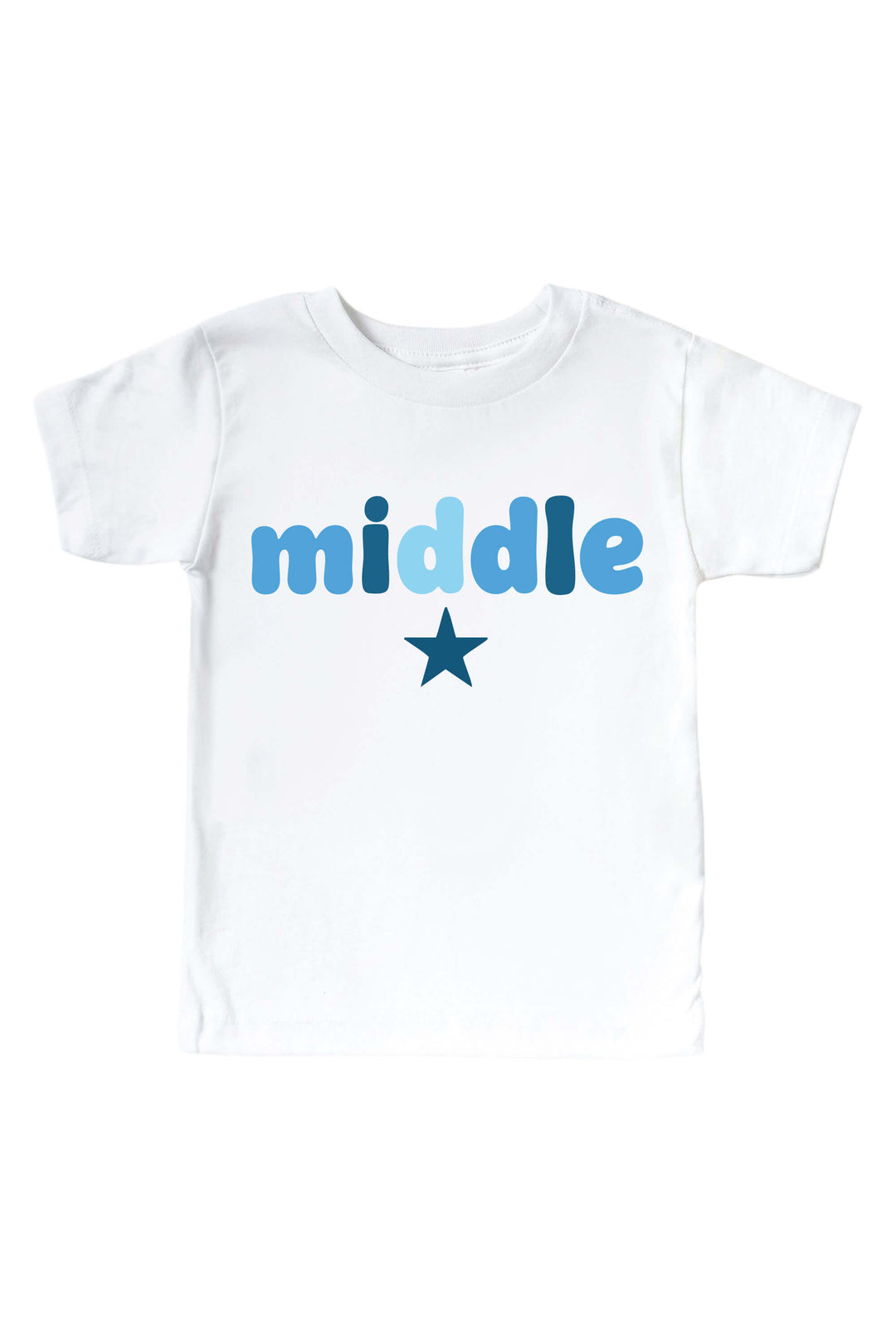 middle star graphic tee for boys 