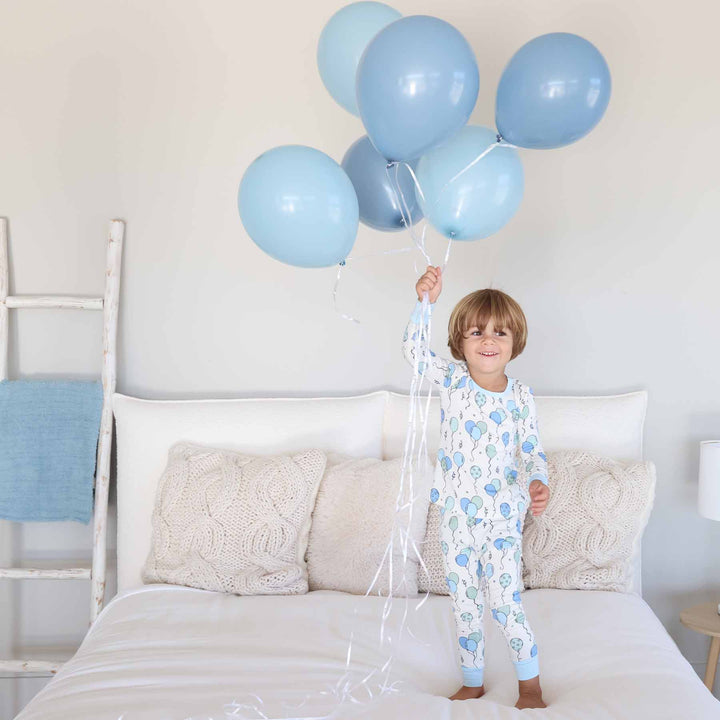birthday balloon pajamas for boys 