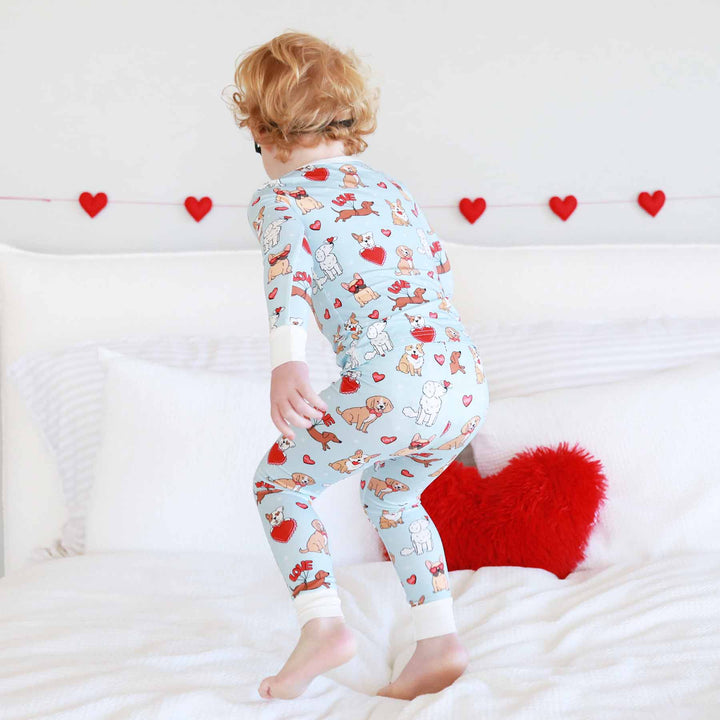 Pups & Kisses Two Piece Pajama Set