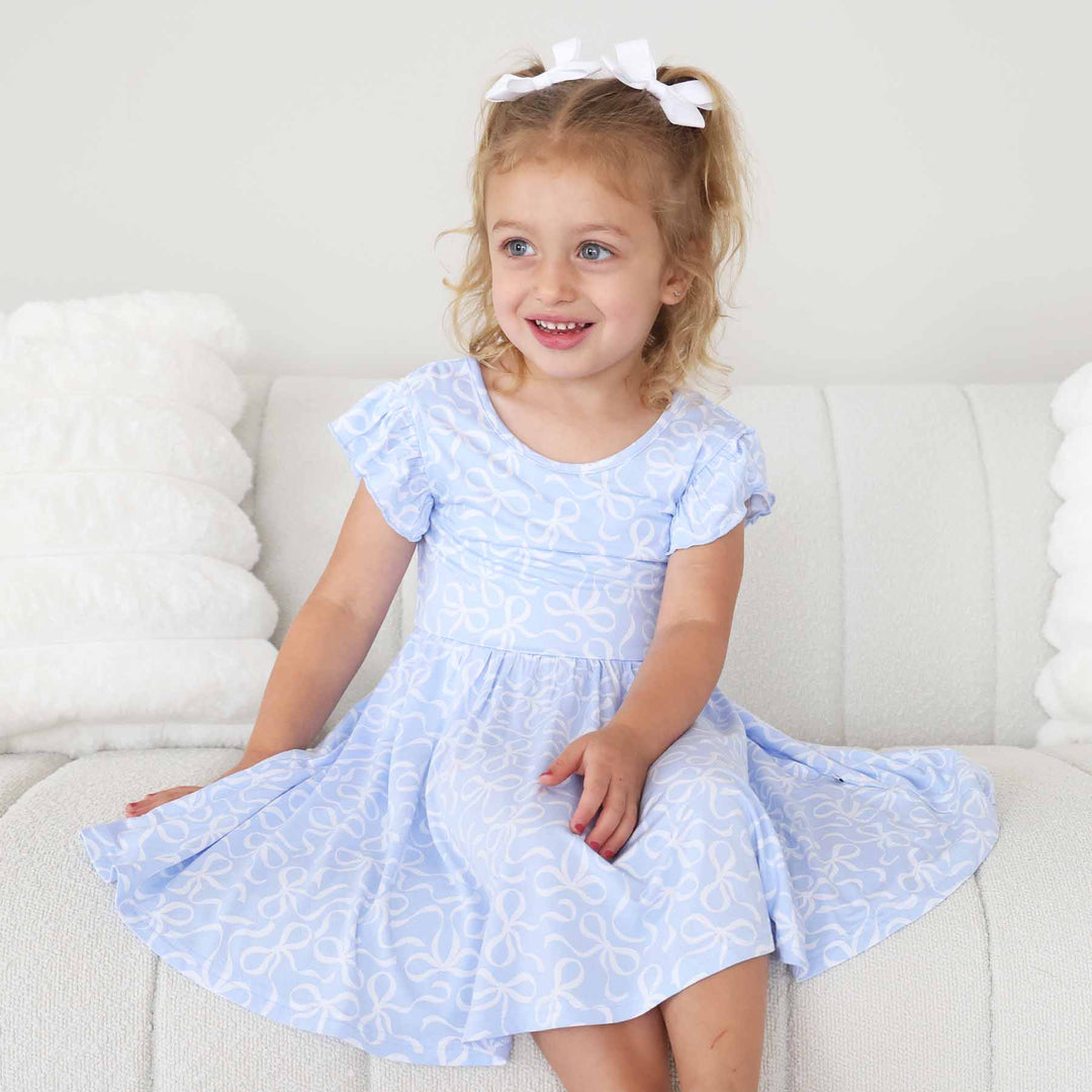 blue-tiful bows mommy and me matching print 