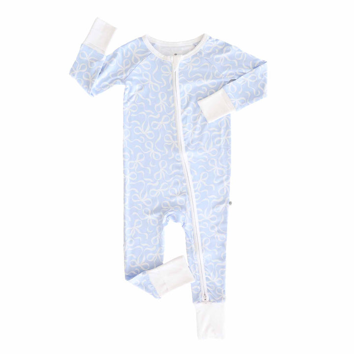 blue-tiful bows convertible zip romper 