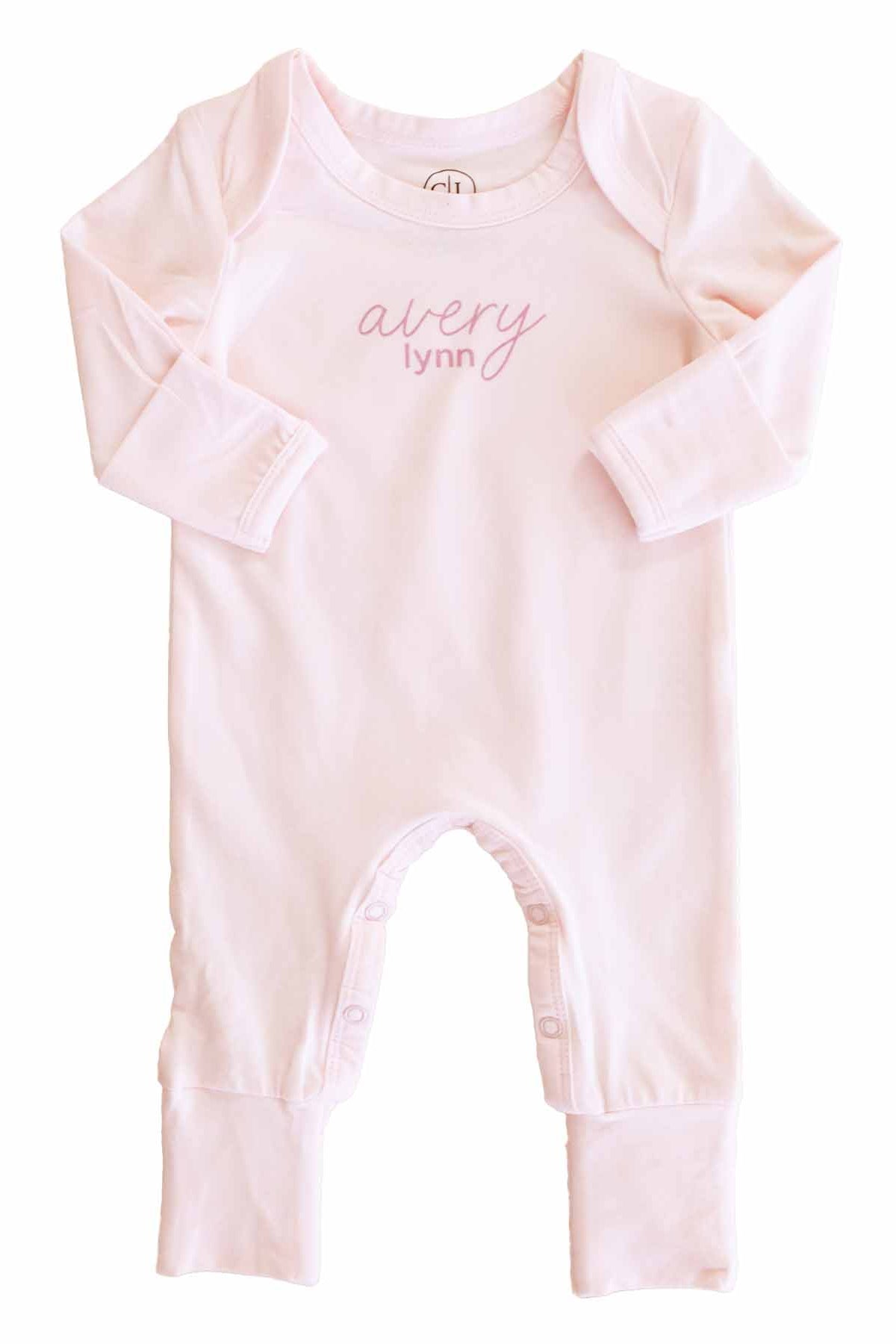 Personalized Full Length Snap Rompers