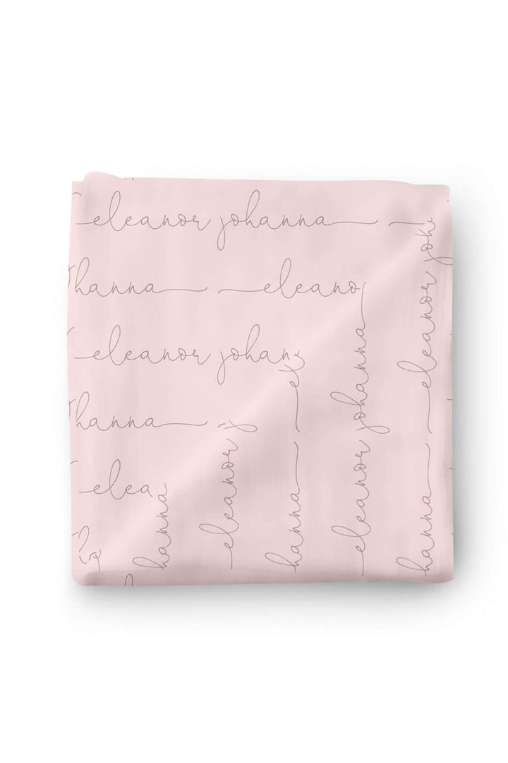 Personalized Baby Name Swaddle Blanket