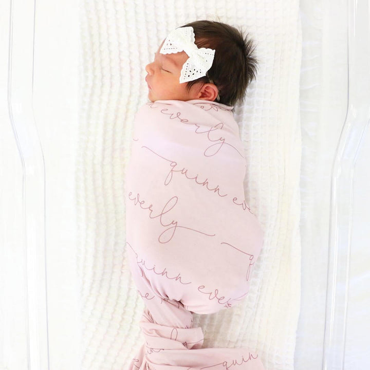 Personalized Baby Name Swaddle Blanket