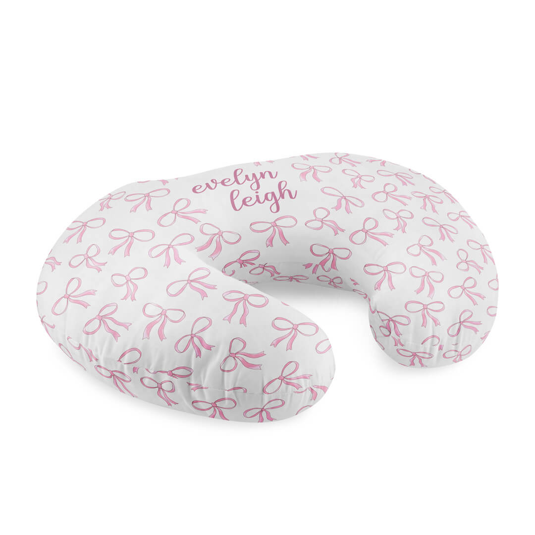 Personalized Nursing Pillow Covers | Blushing Bows
