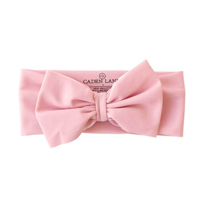 pink sand swim bow for baby