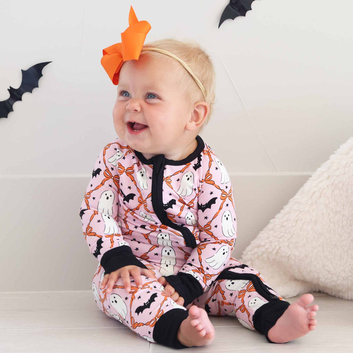boo babes convertible zip romper pajama 