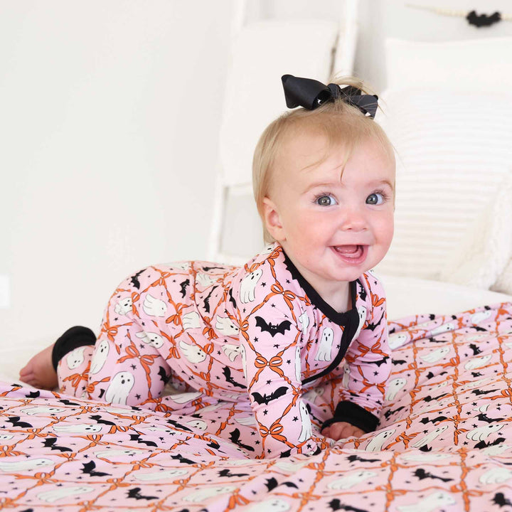 boo babes convertible zip romper pajama halloween family matching 