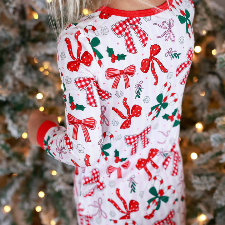 back of the Bow What Fun Two Piece Pajama Set