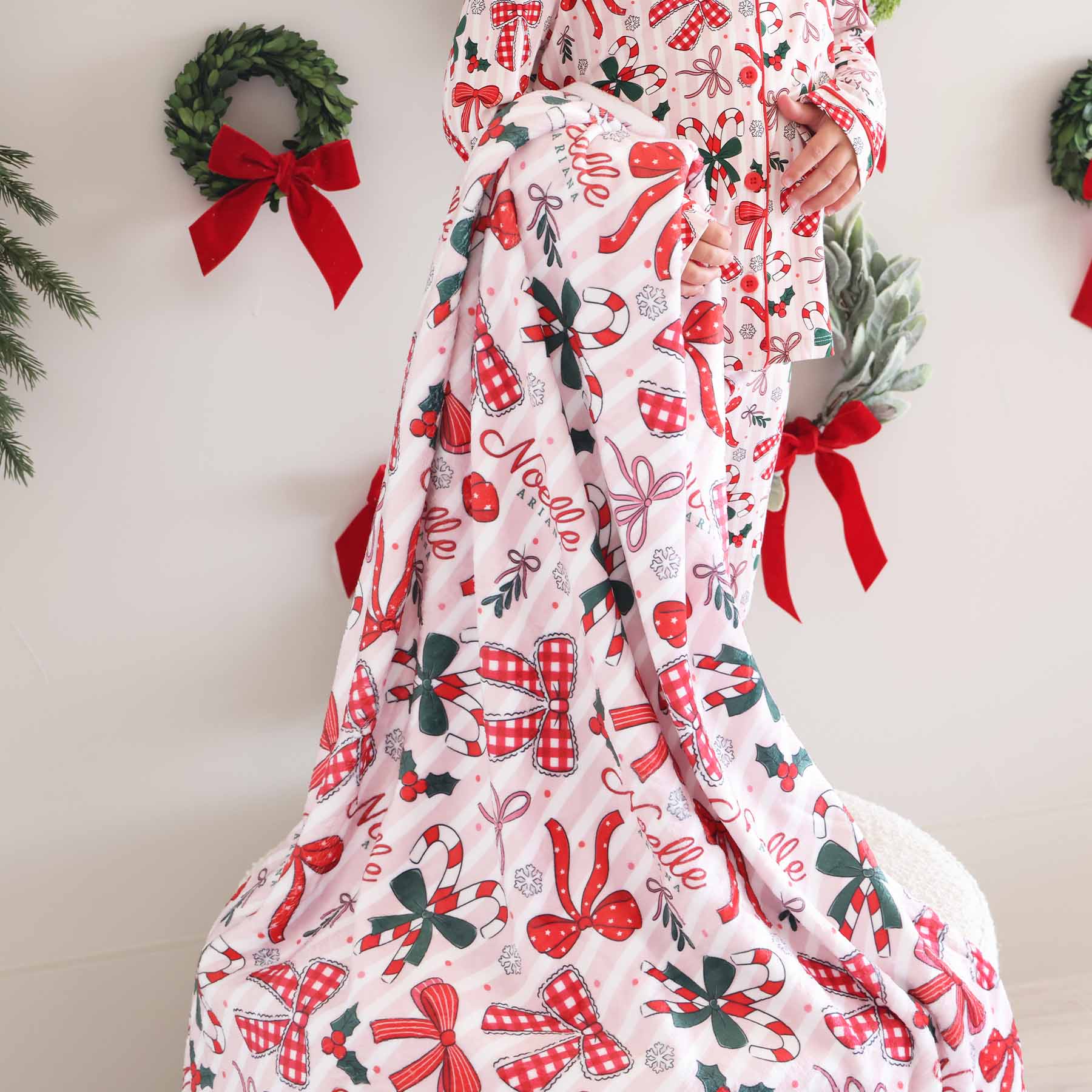 Bow What Fun Personalized Kids Blanket