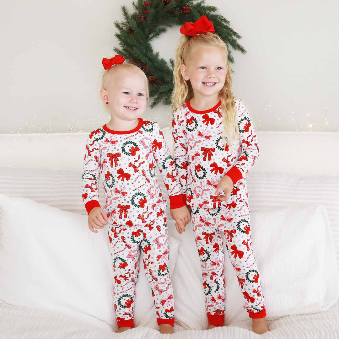 Wrapped In A Bow Two Piece Pajama Set