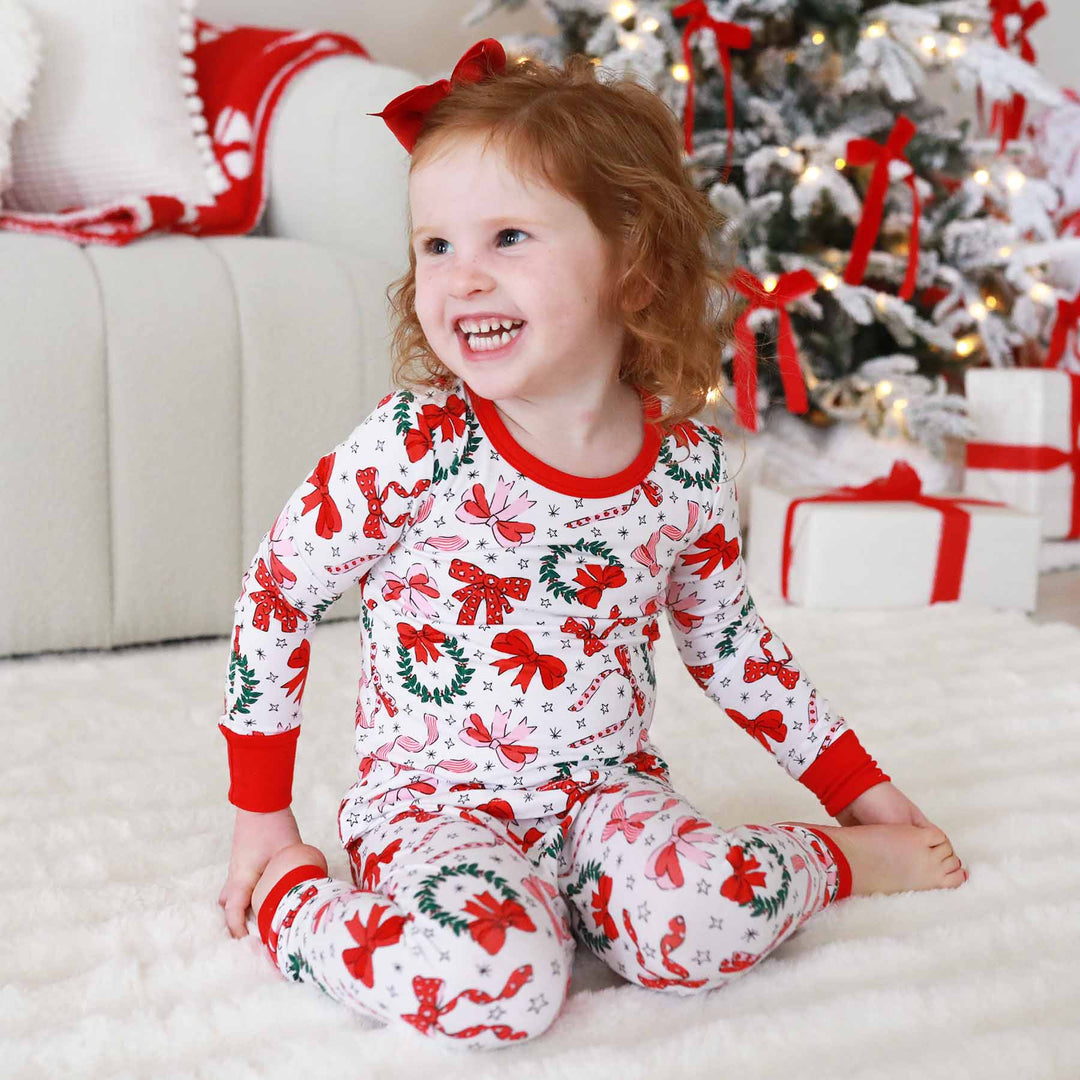 Wrapped In A Bow Two Piece Pajama Set