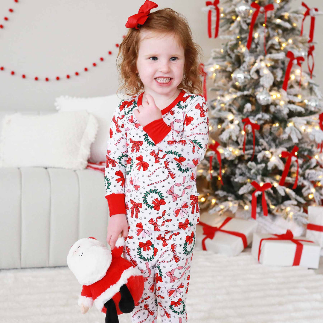 Wrapped In A Bow Two Piece Pajama Set