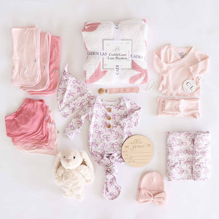 Premium - medium sixed baby shower gift box bundle 