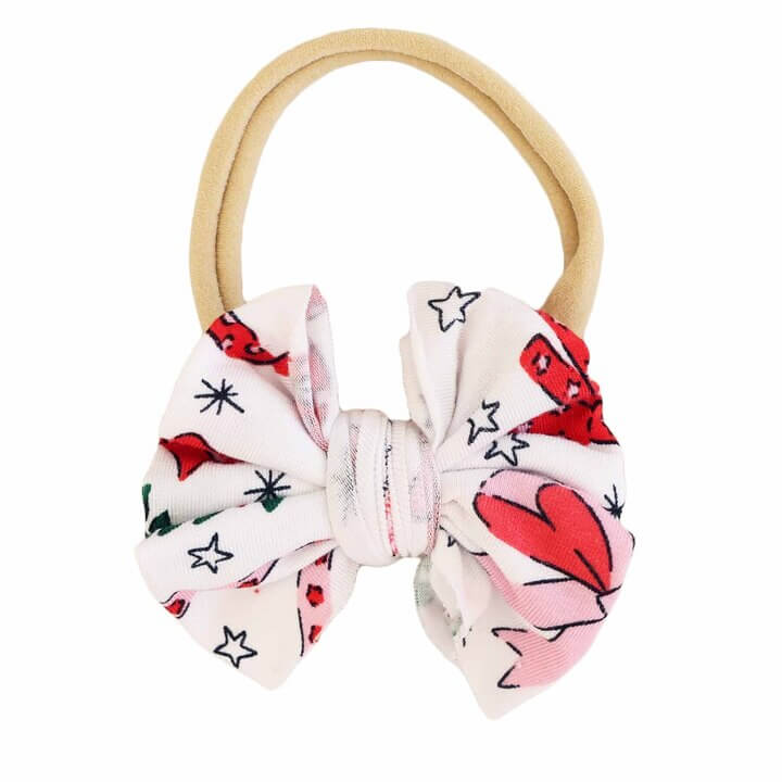 Printed Knit Bow Headbands