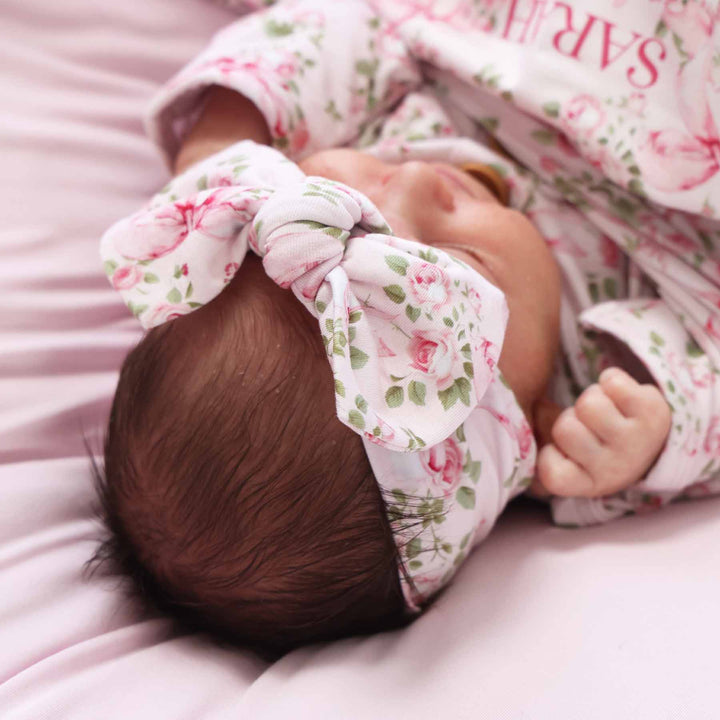 bows in bloom newborn bow headwrap for girls 