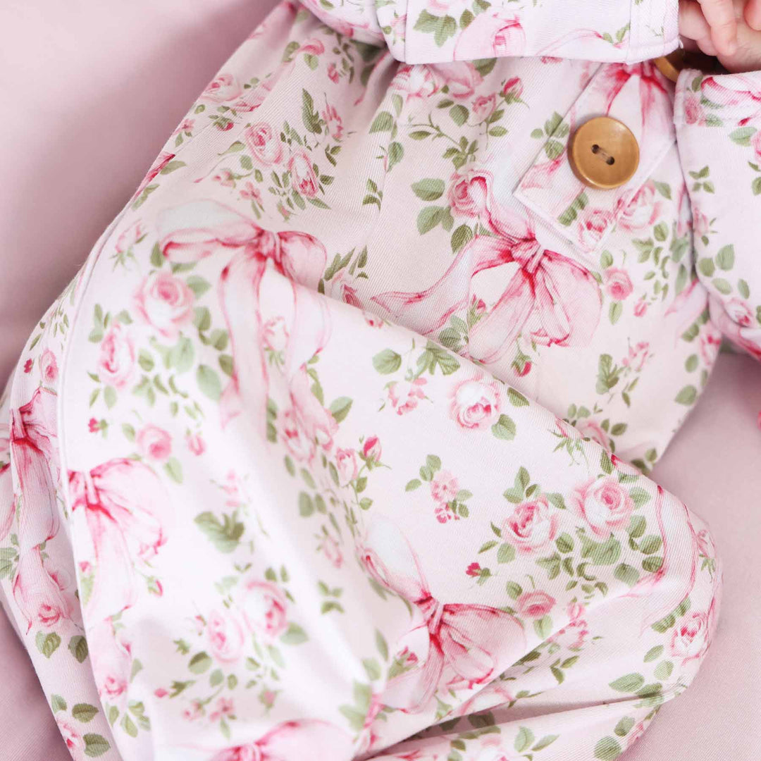 bows in bloom newborn knot gown for girls 