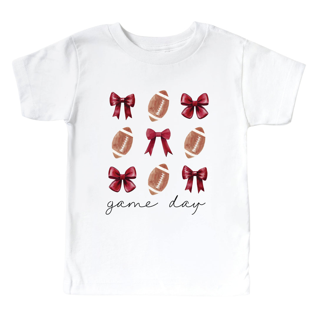 University of Arkansas | Football & Bows Kids Graphic Tee