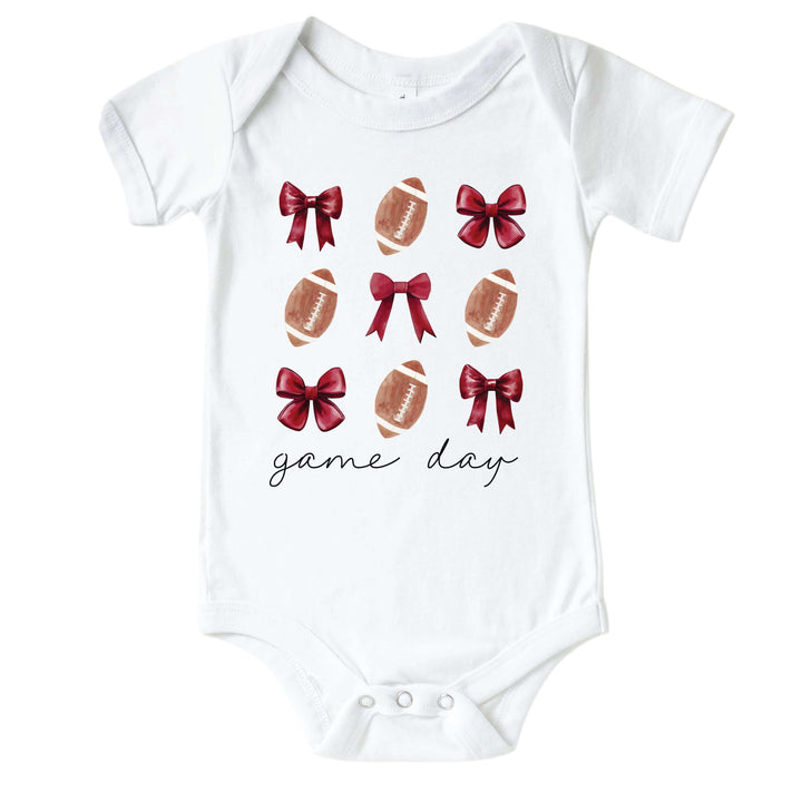 University of Oklahoma | Footballs & Bows Graphic Bodysuit