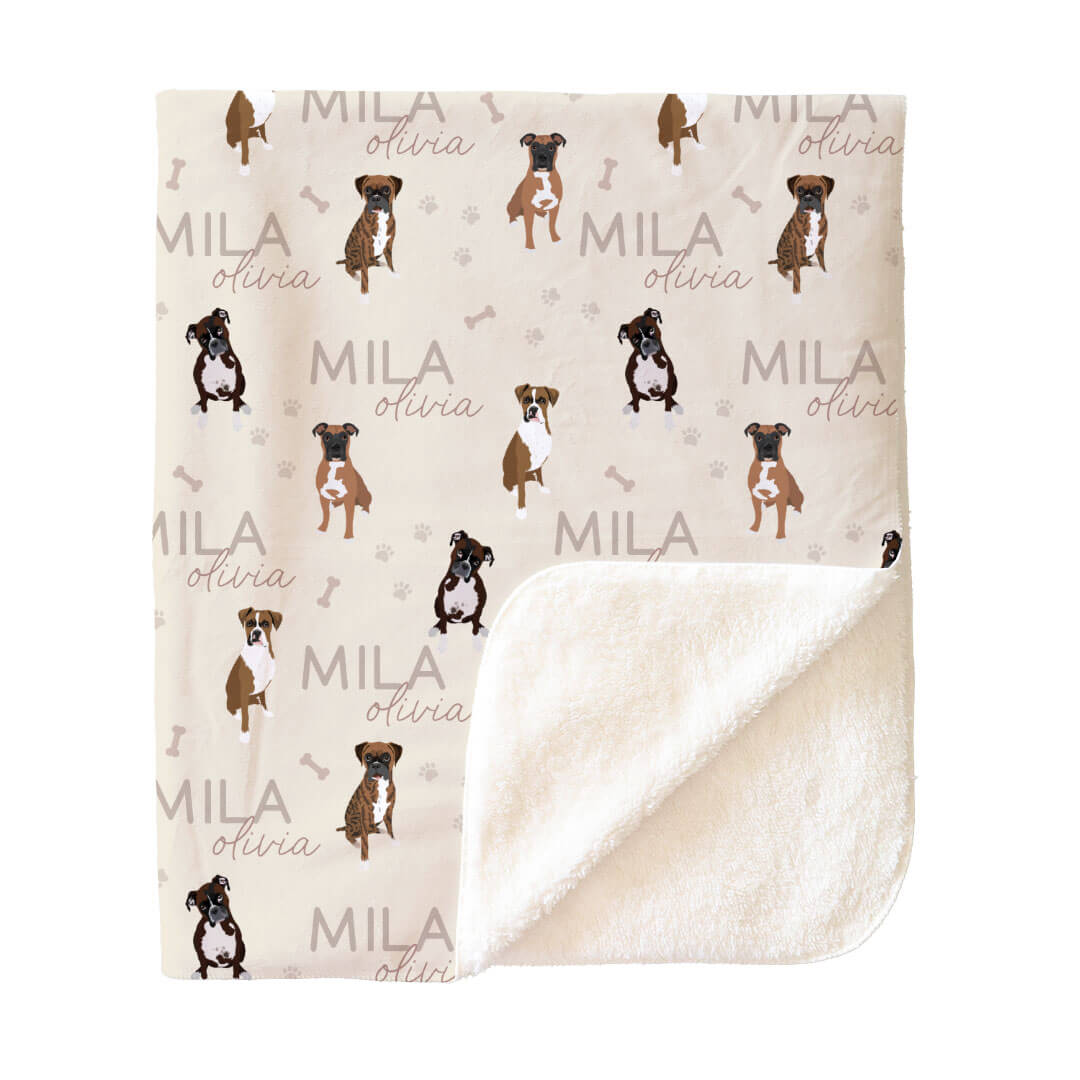 Personalized Kids Blankets | Dog Breeds