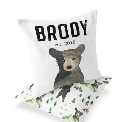 brody's bear and mountain adventure accent pillow 