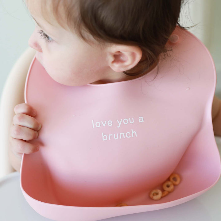 Silicone Sayings Baby Bibs