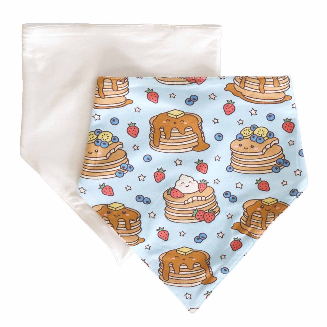 pancake bandana bib set