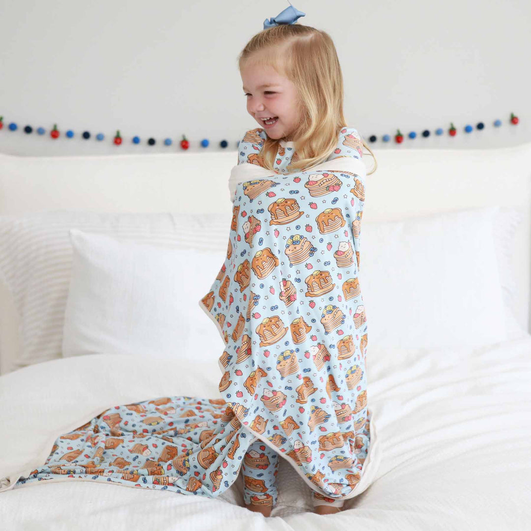 brunch buddies bamboo blanket for kids