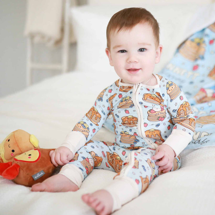 brunch pajama romper for toddlers