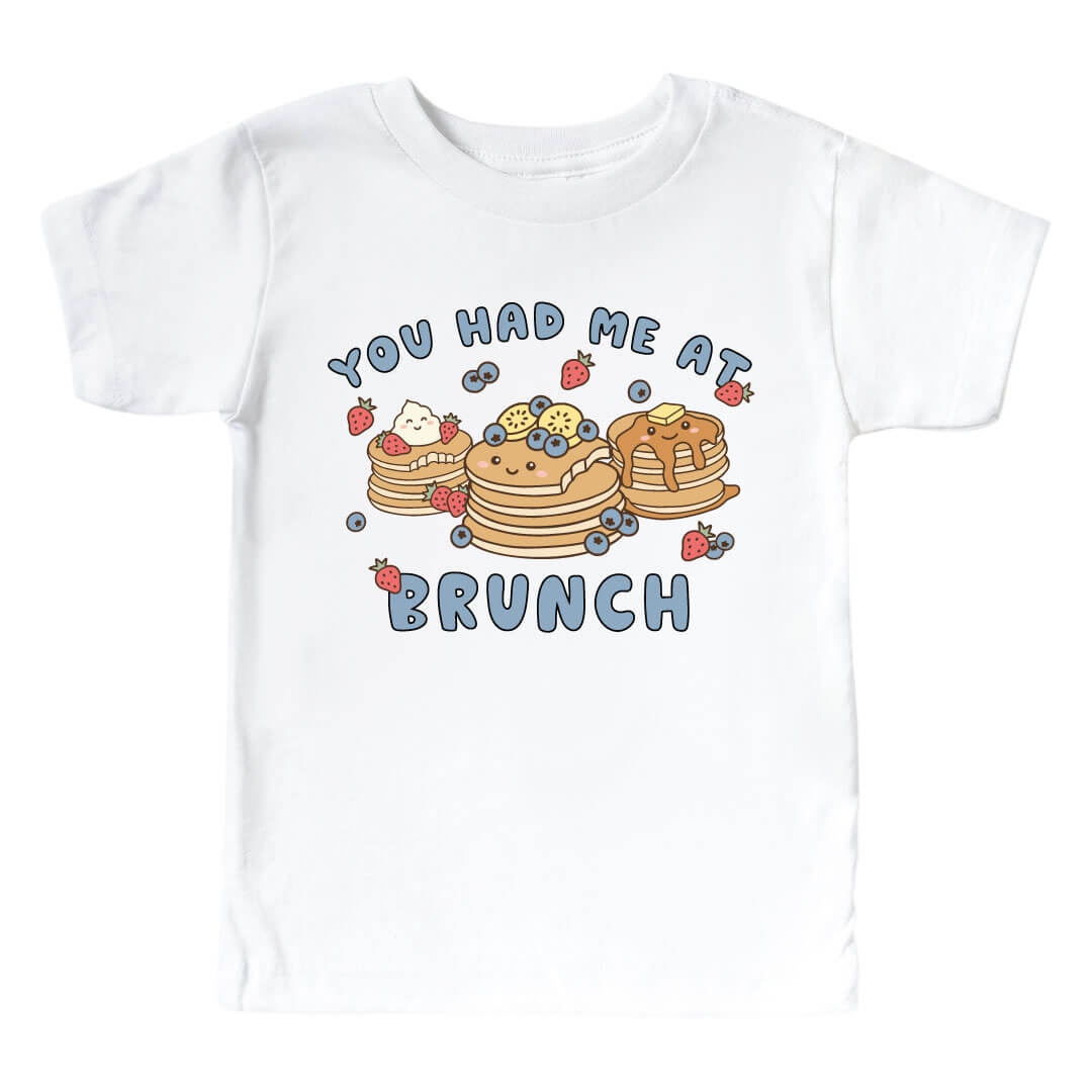 you had me at brunch graphic tee for kids