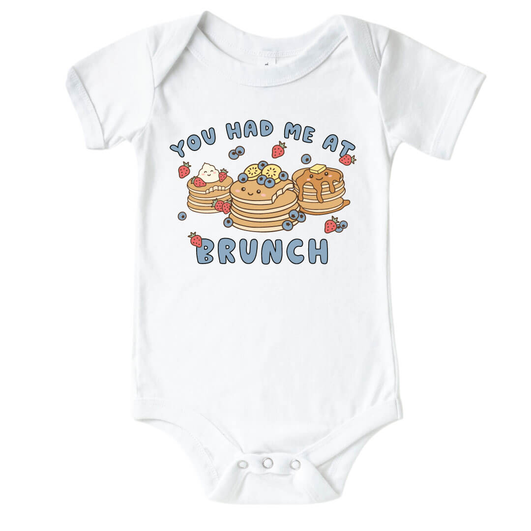 you had me at brunch graphic bodysuit for babies