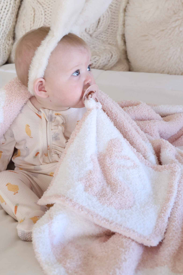 bunny foo foo pink easter lovey for girls 