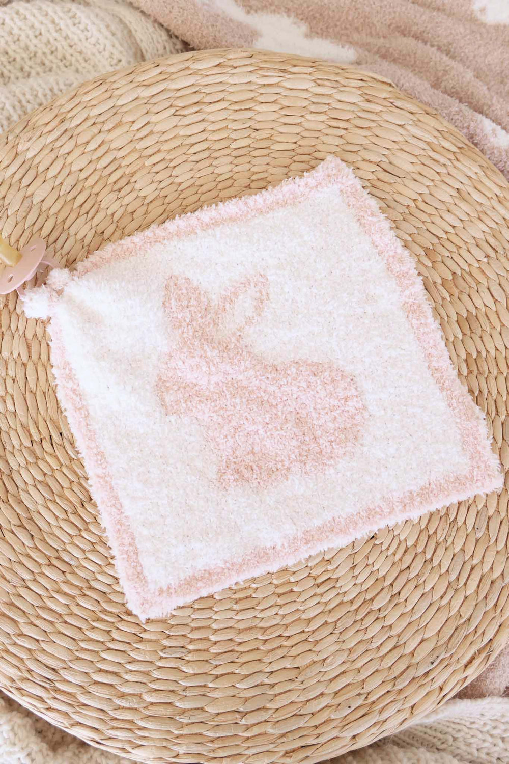 pink bunny cuddlelane lovey 