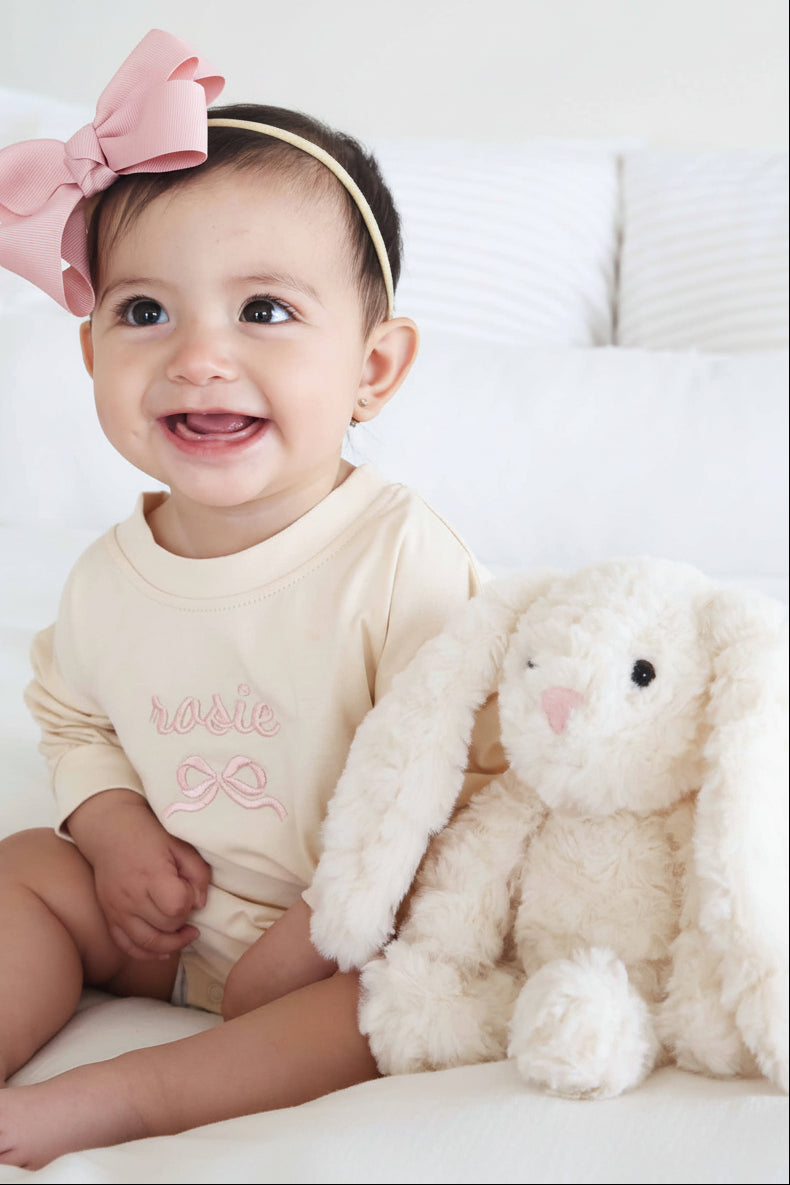 white floppy ear bunny stuffed animal