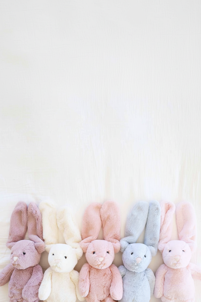 Embroidered Large Cuddle Plush Friends | Honey Bunny