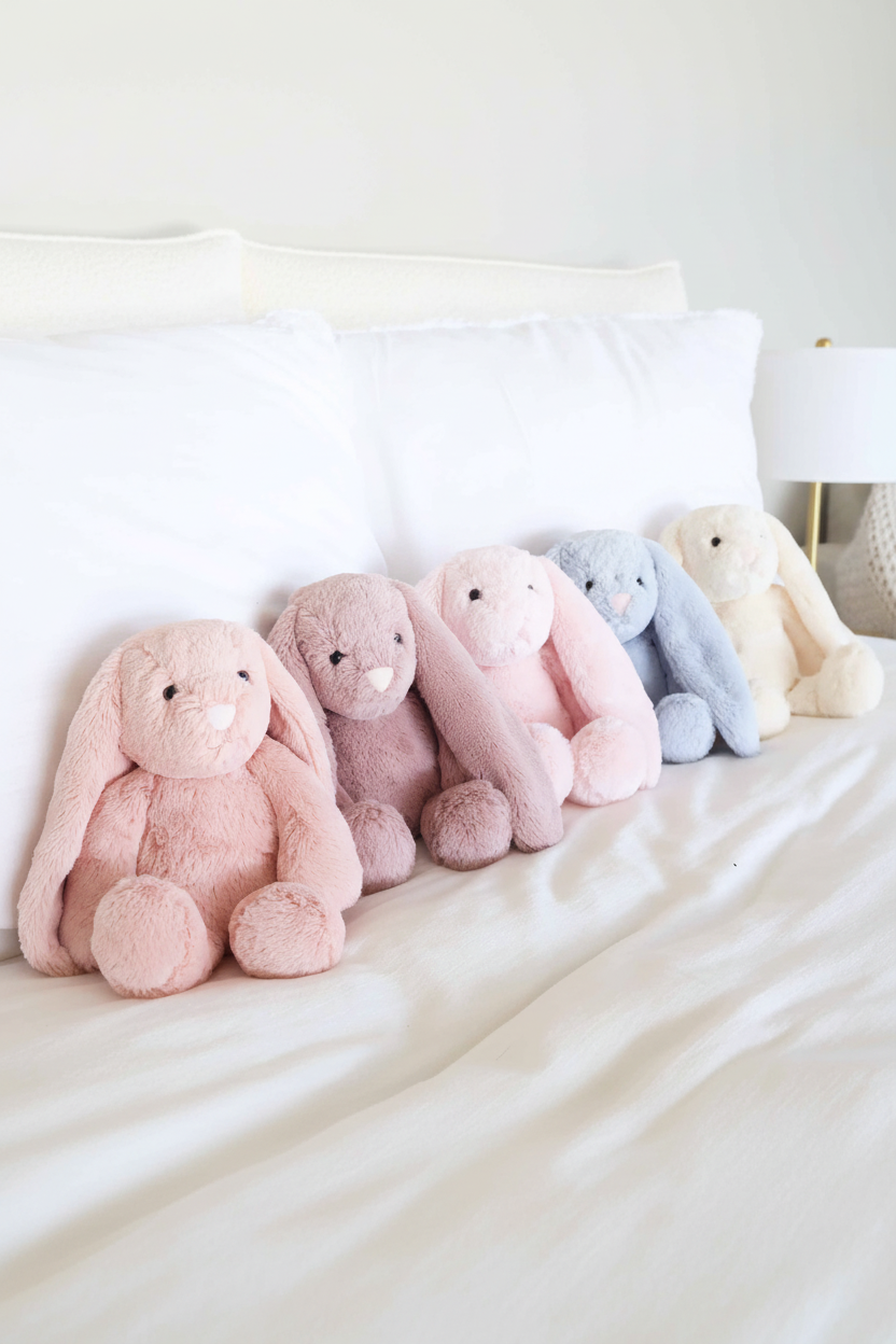 Embroidered Large Cuddle Plush Friends | Honey Bunny